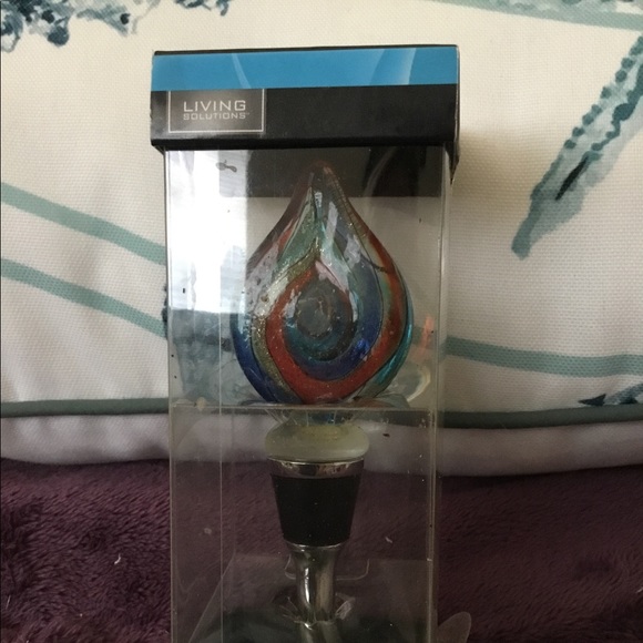 NWT Glass Wine Stopper. - Picture 2 of 8